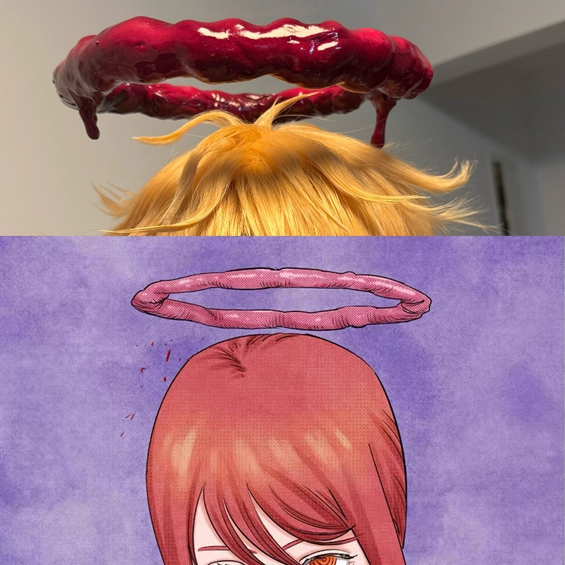 Anime Cosplay Makima - Аниме Makima косплей бензопила Cos красный