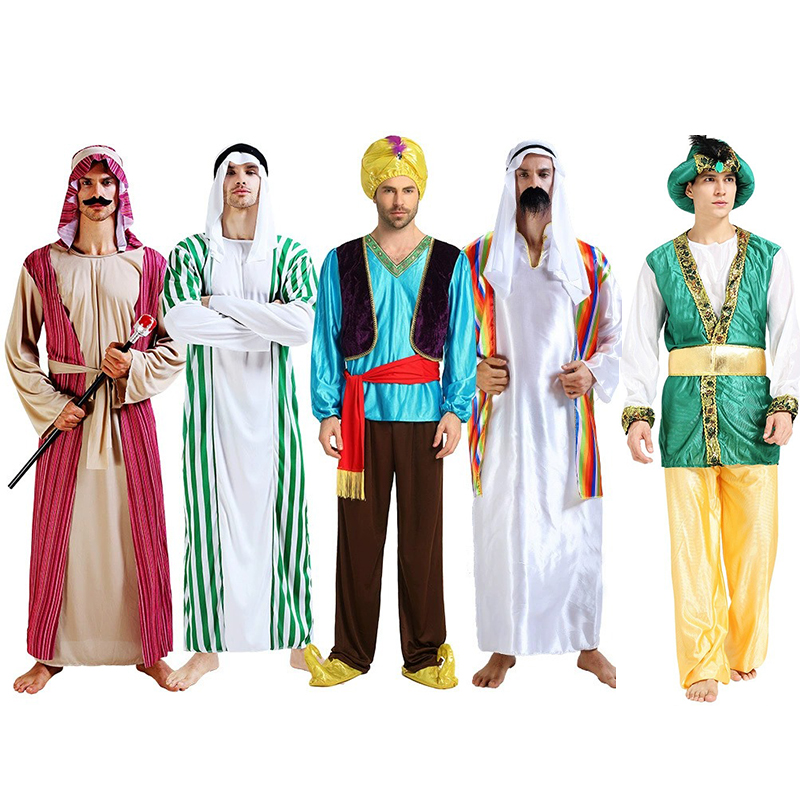 Anime Cosplay India - Мужской костюм для косплея: Аладдин, Джаин,