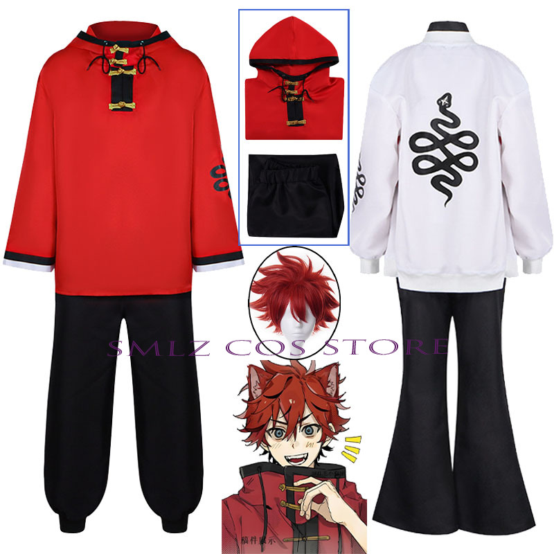Anime Cosplay Red - Новый Альма Косплей Аниме Gokurakugai Манга