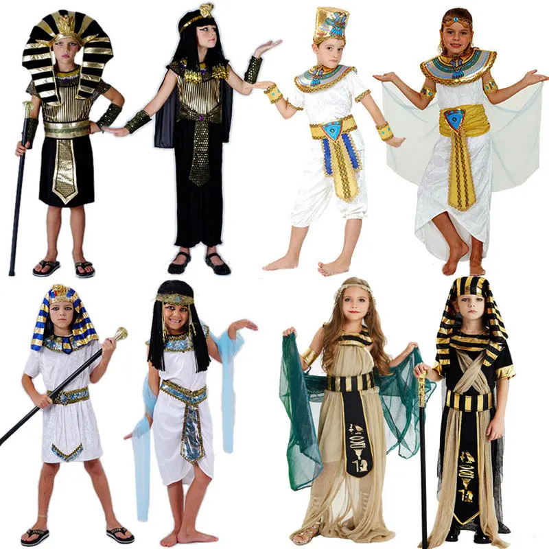 Egypt Cosplay Anime - Костюмы Древнего Египта: Фараон, Клеопатра, Принц,