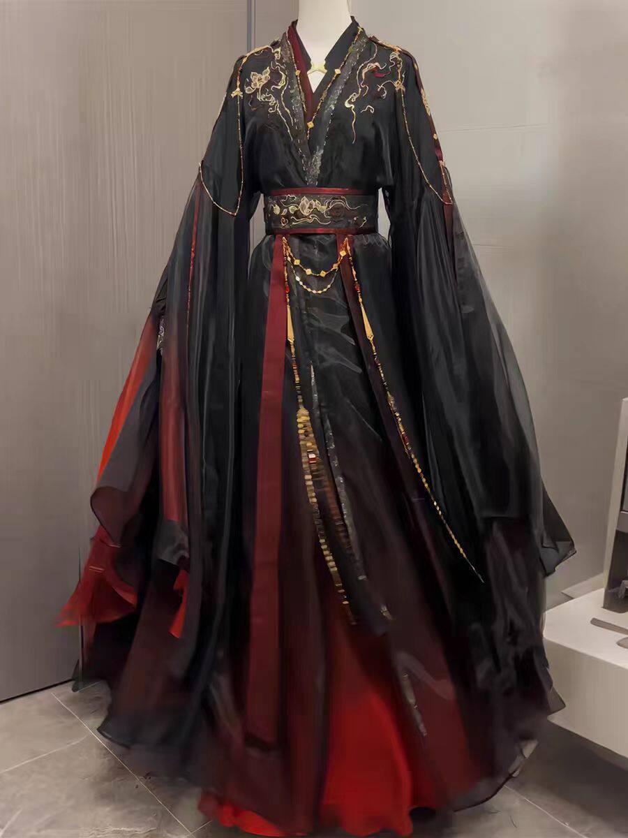 Унисекс-костюм в древнекитайск – обзор и цена Anime Cosplay Red