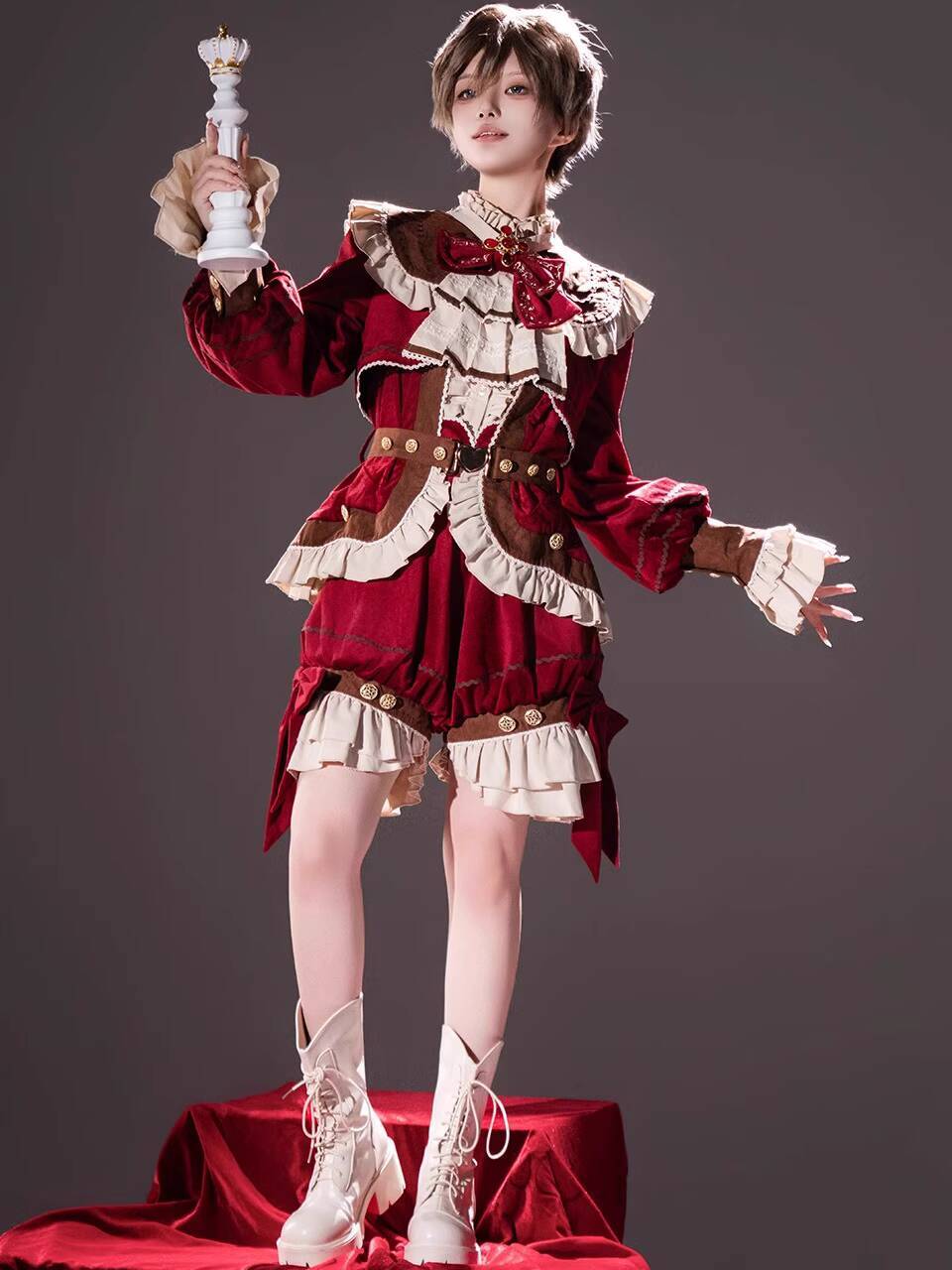 Новый костюм Black Tea Pancake – обзор и цена Anime Cosplay Red
