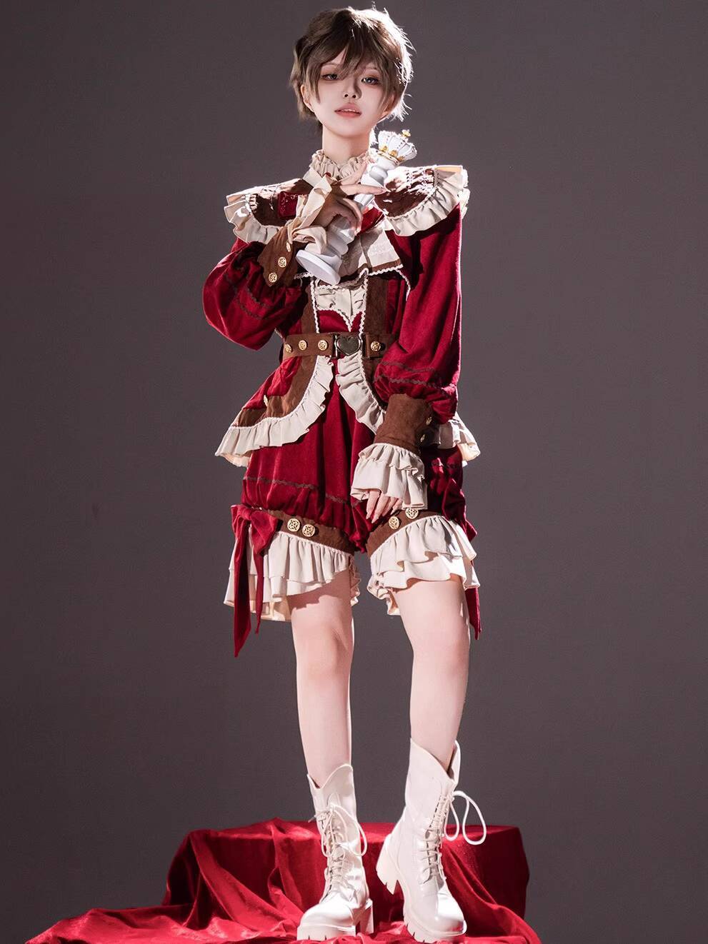 Новый костюм Black Tea Pancake – обзор и цена Anime Cosplay Red