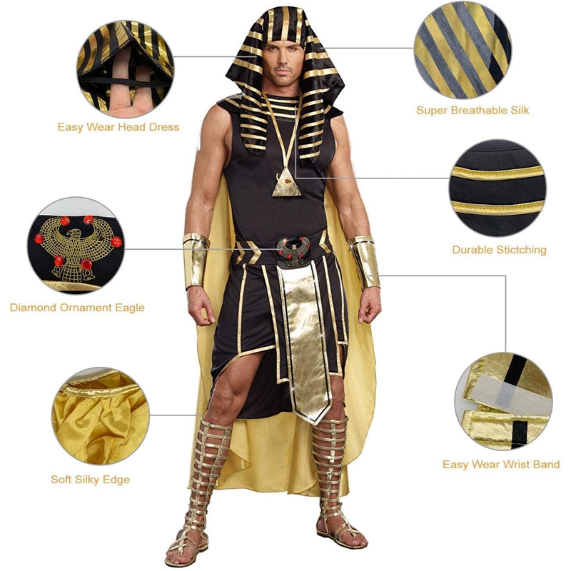 Мужской комплект египетских ко – обзор и цена Egypt Cosplay Anime