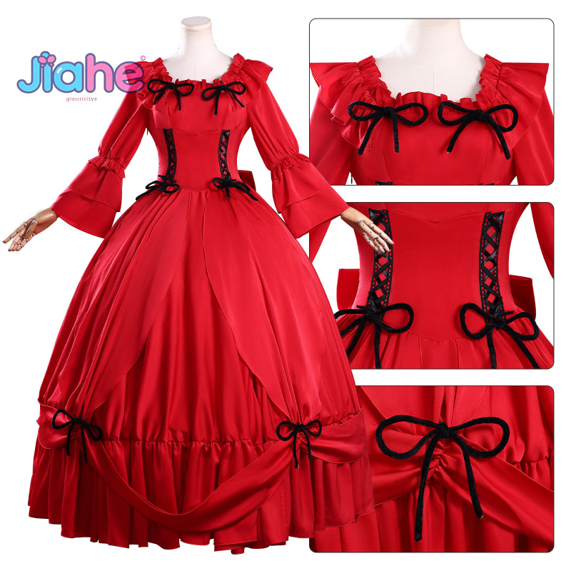 Скарлетт Косплей Костюм Май я  – обзор и цена Anime Cosplay Red
